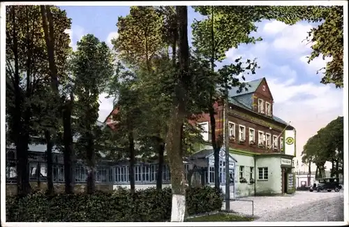 Ak Zwönitz im Erzgebirge Sachsen, Gasthaus Feldschlösschen