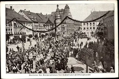 Studentika Ak Hildburghausen in Thüringen, Vertreter der Korporationen des Technikums