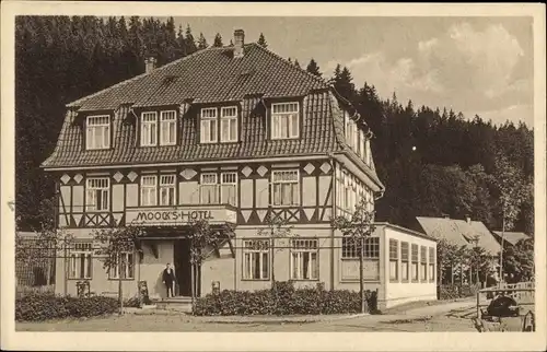 Ak Altenau Clausthal Zellerfeld im Oberharz, Moock's Hotel