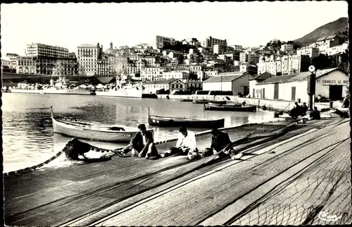 Ak Bougie Algerien, Les Quais, La Ville