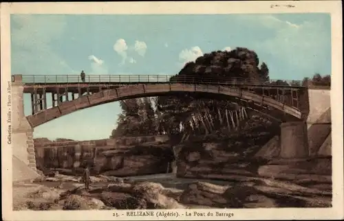 Ak Relizane Algerien, Le Pont du Barrage