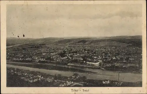 Ak Trier an der Mosel, Panoramaaufnahme