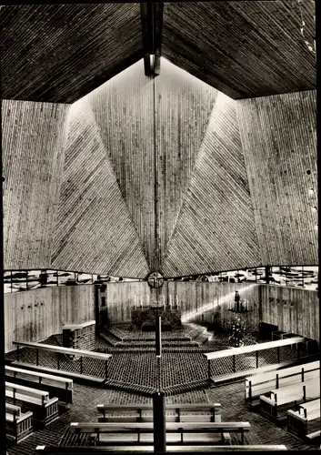 Ak Neustadt Waiblingen in Württemberg, Kath. Marienkirche, Innenansicht