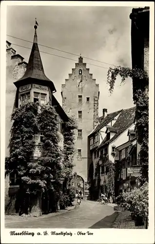 Ak Meersburg am Bodensee, Marktplatz, Oberes Tor