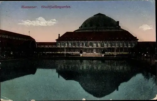 Ak Hannover in Niedersachsen, Stadthallengarten