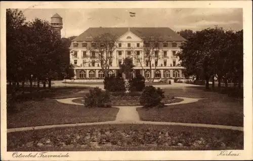 Ak Ostseebad Travemünde Lübeck, Kurhaus