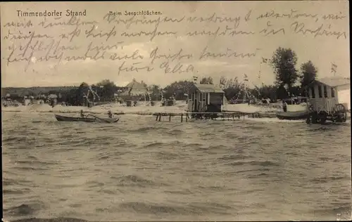 Ak Ostseebad Timmendorfer Strand, Beim Seeschlößchen