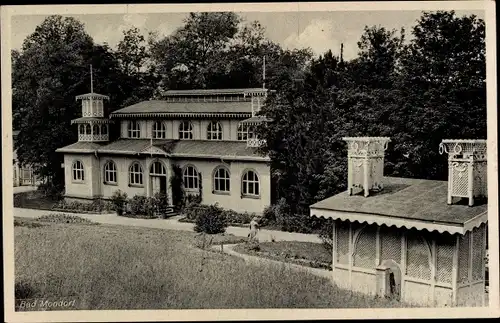 Ak Bad Mondorf Luxemburg, Teilansicht