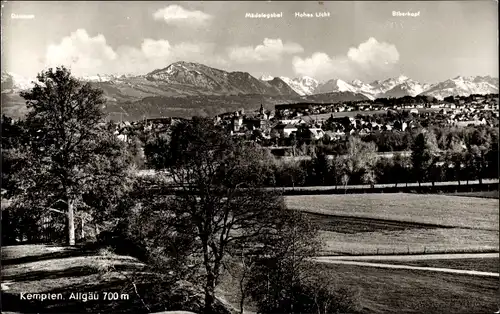 Ak Kempten im Allgäu Schwaben, Gesamtansicht