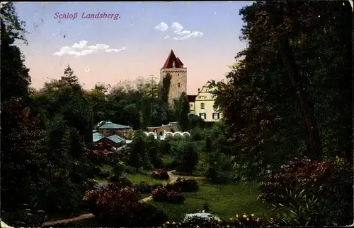 Ak Ratingen Nordrhein Westfalen, Schloss Landsberg