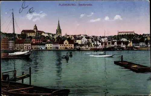 Ak Flensburg in Schleswig Holstein, Schifbruske