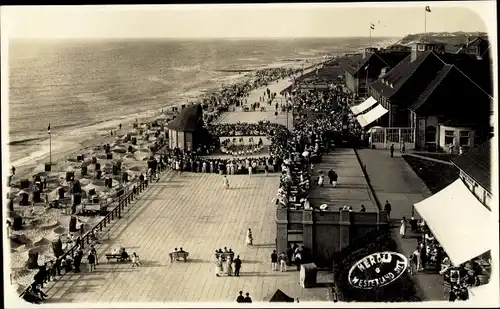 Ak Westerland auf Sylt, Promenade