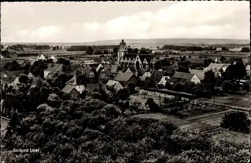 Ak Solbad Laer am Teutoburger Wald, Panorama