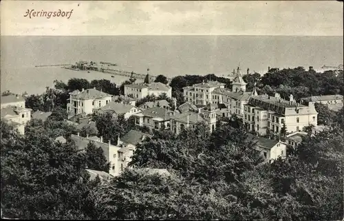 Ak Ostseebad Heringsdorf auf Usedom, Panorama