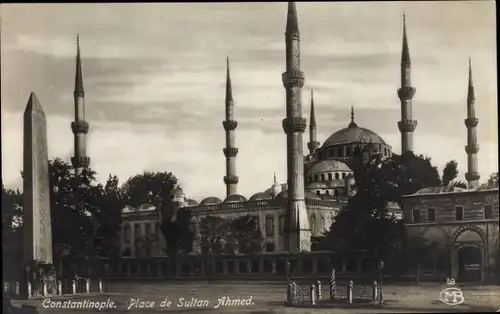 Ak Konstantinopel Istanbul Türkei, Place de Sultan Ahmed