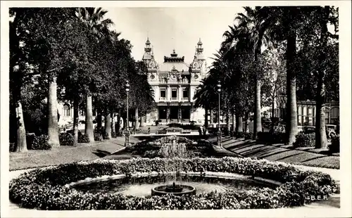 Ak Monte Carlo Monaco, Le Casino, Les Jardins