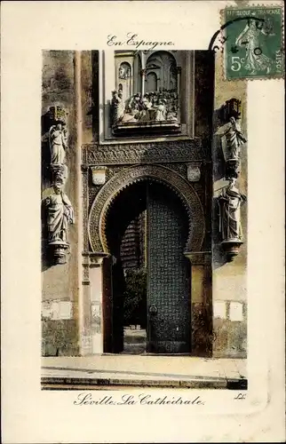 Ak Sevilla Andalusien, La Cathedrale