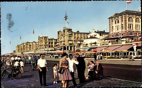 Ak Scheveningen Den Haag Südholland, Boulevard, Touristen