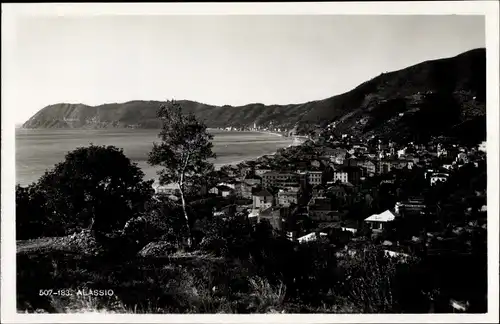 Ak Alassio Liguria, Gesamtansicht