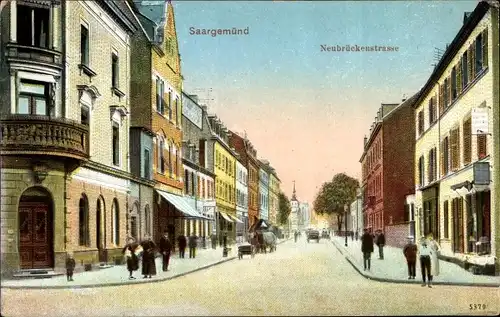 Ak Saargemünd Sarreguemines Lothringen Moselle, Neubrückenstraße