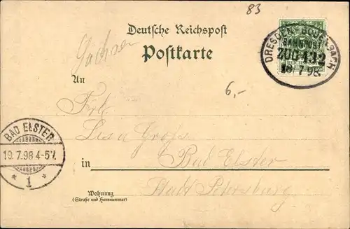 Litho Ostrau Bad Schandau Sächsische Schweiz, Großer Winterberg, Hotel, Teilansicht