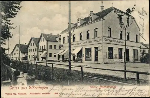 Ak Bad Wörishofen im Unterallgäu, Obere Bachstraße, Juwelier