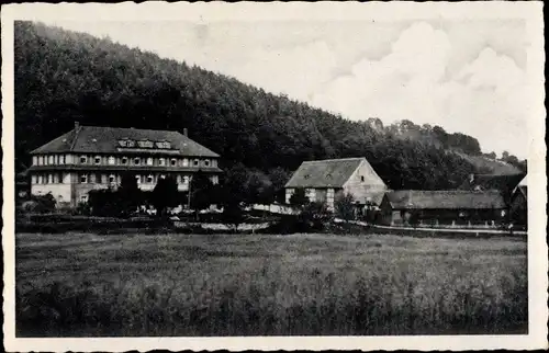 Ak Eisenberg in Thüringen, Waldhaus Amtsschreibermühle, Mühltal