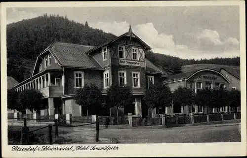 Ak Sitzendorf in Thüringen, Hotel Semmelpeter