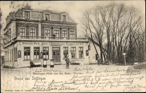 Ak Hamburg Eimsbüttel Stellingen, Gasthaus Stellinger Park