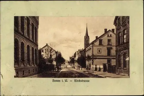 Ak Annen Witten an der Ruhr, Kirchstraße