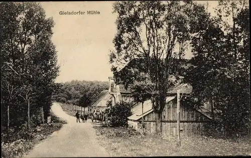 Ak Gielsdorf Altlandsberg in der Mark, Gasthaus Gielsdorfer Mühle