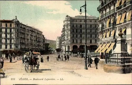 Ak Algier Alger Algerien, Boulevard Laferriere