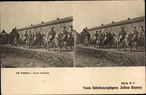 Stereo Ak Biskra Algerien, Noce Fantasia