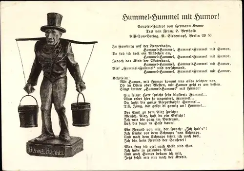 Lied Ak Hamburg, Hummel Hummel mit Humor, Wasserträger