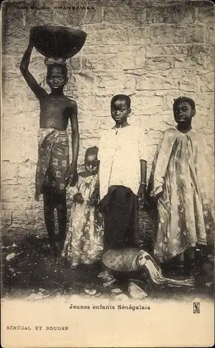 Ak Senegal, Scenes et Types, Jeunes enfants Senegalais