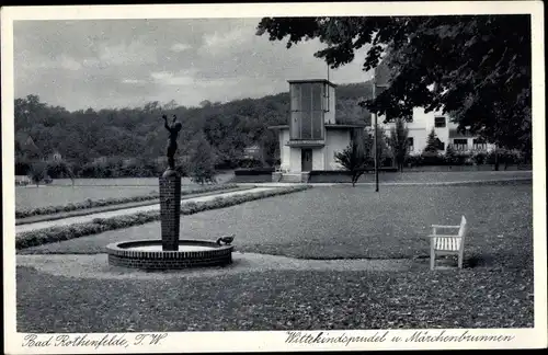 Ak Bad Rothenfelde am Teutoburger Wald, Wittekindsprudel, Märchenbrunnen