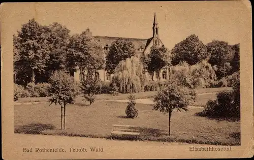 Ak Bad Rothenfelde am Teutoburger Wald, Elisabethhospital