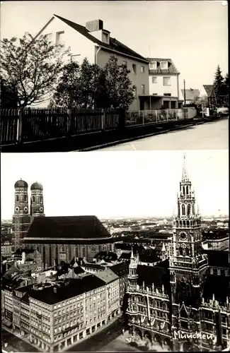 Foto Ak München in Oberbayern, Innenstadt Panorama, Wohnhaus