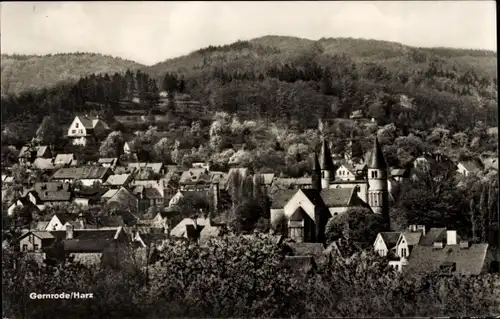 Ak Gernrode Quedlinburg im Harz, Gesamtansicht