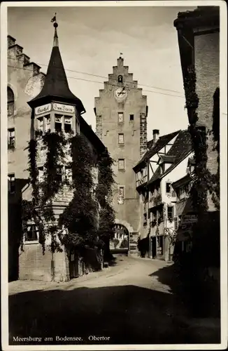 Ak Meersburg am Bodensee, Marktplatz, Obertor