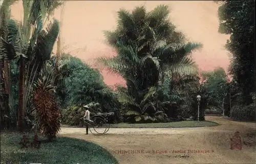 Ak Saigon Cochinchine Vietnam, Jardin Botanique