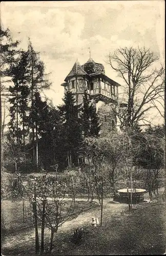 Ak Maulbronn im Schwarzwald, Faust-Turm, Fachwerk