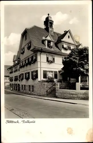 Foto Ak Fellbach in Württemberg, Rathaus