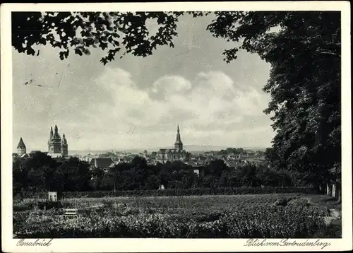 Ak Osnabrück in Niedersachsen, Blick vom Gertrudenberg