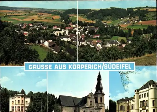 Ak Körperich in der Eifel, Blick auf den Ort