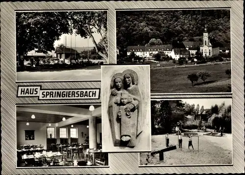 Ak Springiersbach Bengel an der Mosel, Familienwerk eV Köln, Haus Springiersbach, Spielplatz