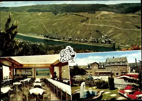 Ak Kinheim an der Mosel, Gasthaus und Metzgerei Pohl, Innenansicht