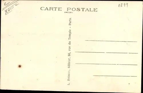 Ak Paris XVIII. Arrondissement Buttes-Montmartre, Rue Saint Rustique