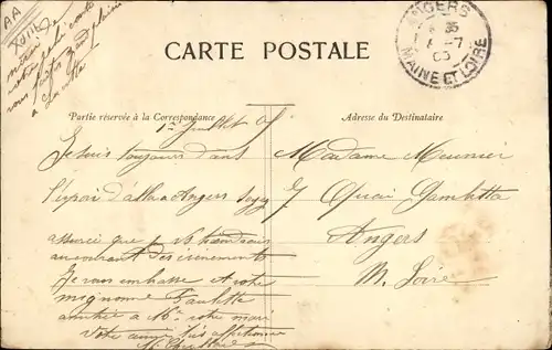 Ak Paris XVIII. Arrondissement Buttes-Montmartre, Square Saint Pierre, Grande Allee