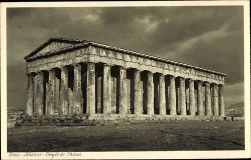Ak Athen Griechenland, Temple de Thesee